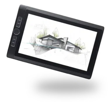 Design sketch in frame